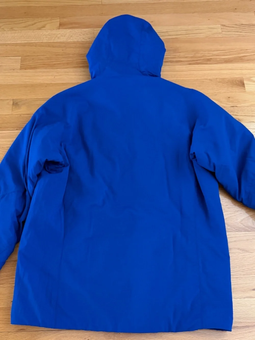 Patagonia Nano Air Light Hoodie Pullover Mens Blue Orange Size Large - Picture 2 of 15